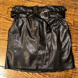 Do+Be Faux Leather Skirt
